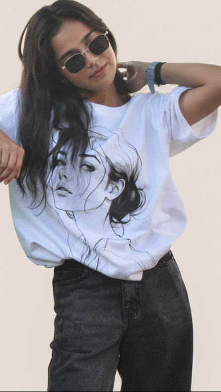 Premium Oversized Drop-Shoulder cotton  for Women Who dare to be bold