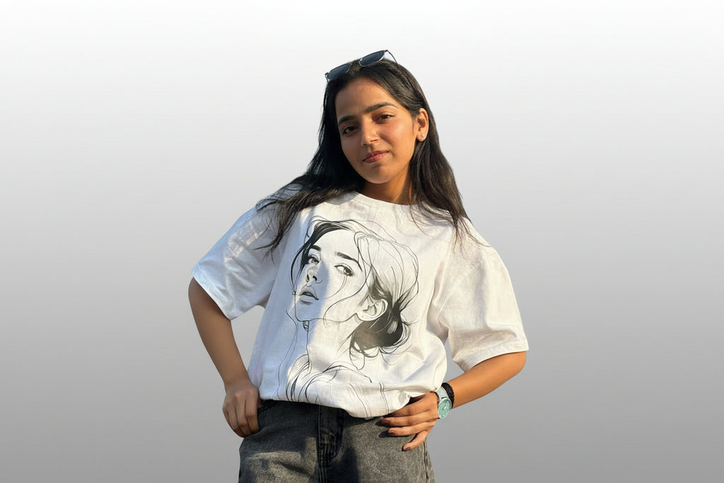 Premium Oversized Drop-Shoulder cotton  for Women Who dare to be bold