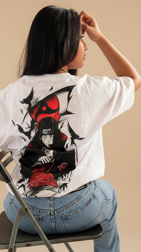 Round Neck white Cotton T-shirt