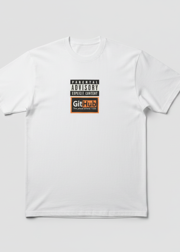 Round neck solid color white cotton Tee