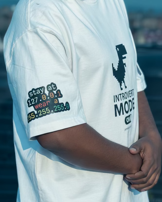 Round neck White Cotton Tee